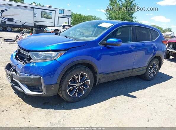 7FARW2H54LE003205 2020 HONDA CR-V Blue Front left
