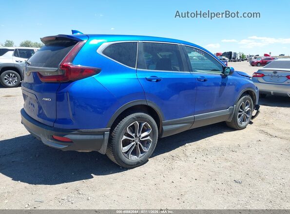 7FARW2H54LE003205 2020 HONDA CR-V Blue Rear right