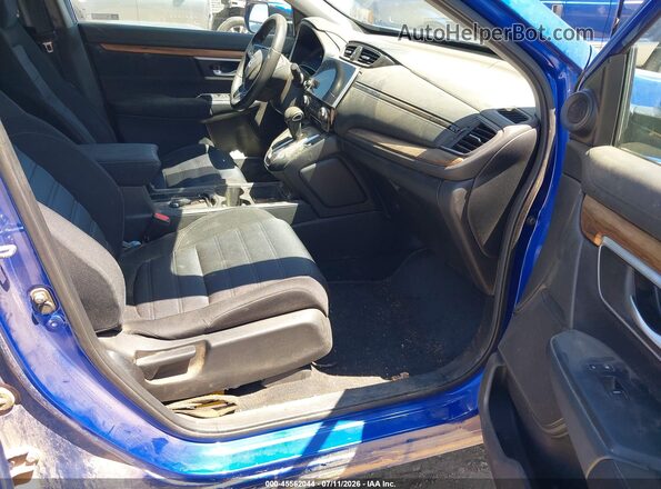 7FARW2H54LE003205 2020 HONDA CR-V Blue Front interior view