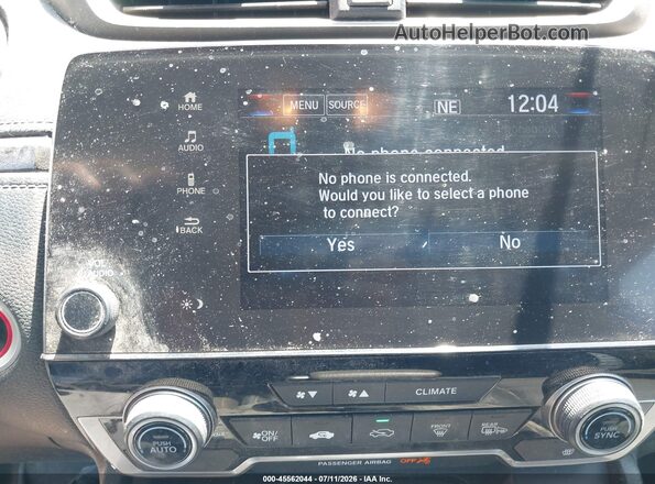 7FARW2H54LE003205 2020 HONDA CR-V Blue Instrument cluster view