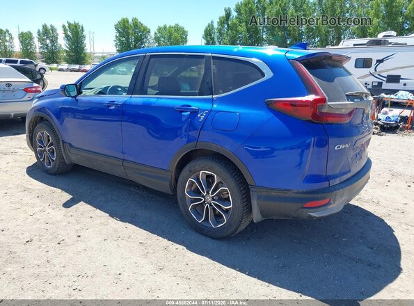 7FARW2H54LE003205 2020 HONDA CR-V Blue Rear left