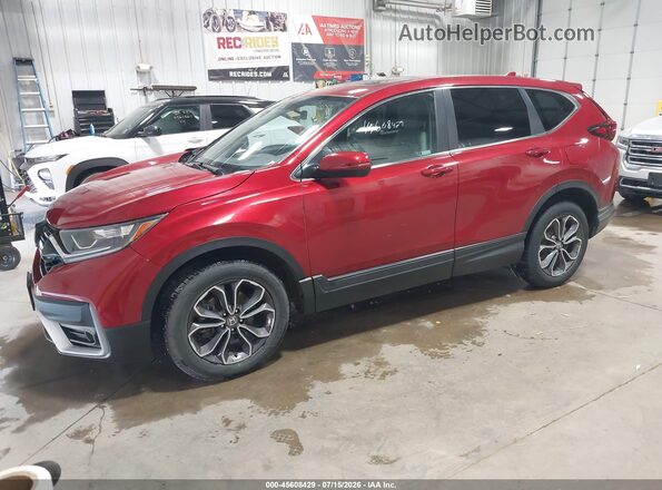 7FARW2H54LE010218 2020 HONDA CR-V Red წინა მარცხენა ხედი სამი მეოთხედიდან