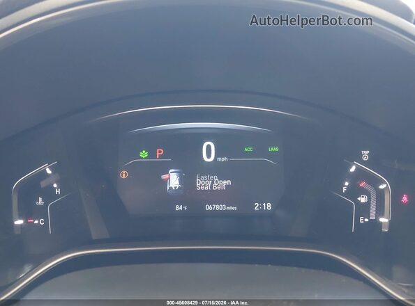 7FARW2H54LE010218 2020 HONDA CR-V Red უკანა სავარძლების ხედი