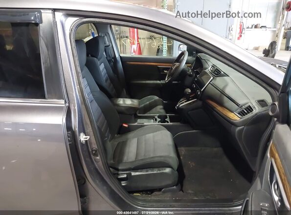 7FARW2H55JE009995 2018 HONDA CR-V Gray Vista interior delantera