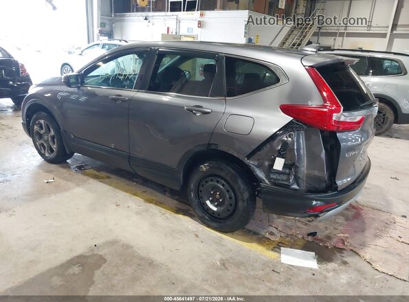 7FARW2H55JE009995 2018 HONDA CR-V Gray Trasero izquierdo