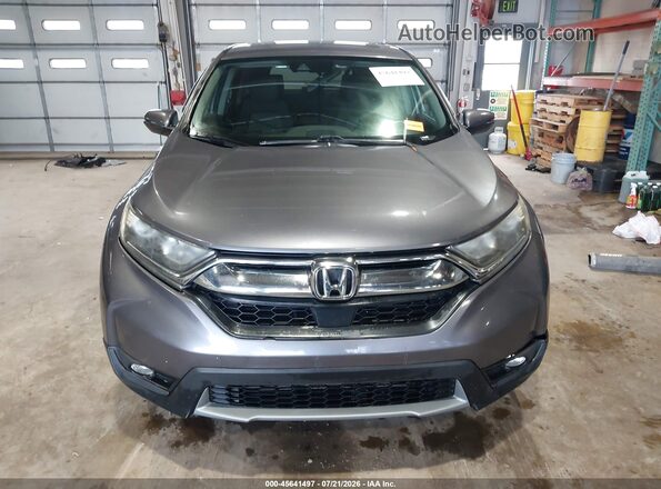 7FARW2H55JE009995 2018 HONDA CR-V Gray Vista del cuadro de instrumentos