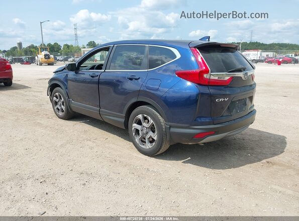 7FARW2H55JE092828 2018 HONDA CR-V Blue Հետևի ձախ