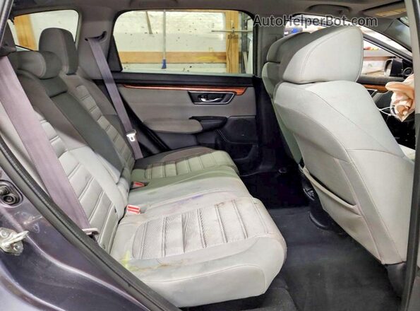 7FARW2H55KE009030 2019 HONDA CR-V Black Rear interior view