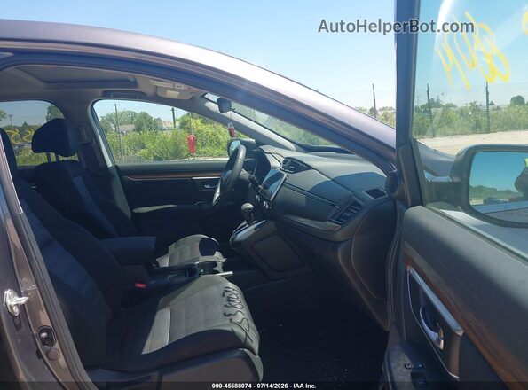 7FARW2H55KE014907 2019 HONDA CR-V Gray წინა სალონის ხედი