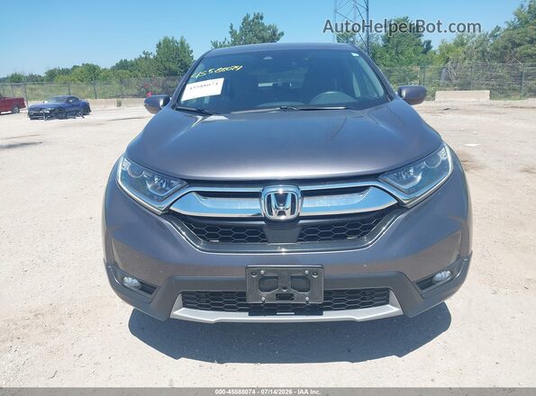 7FARW2H55KE014907 2019 HONDA CR-V Gray ხელსაწყოთა პანელის ხედი