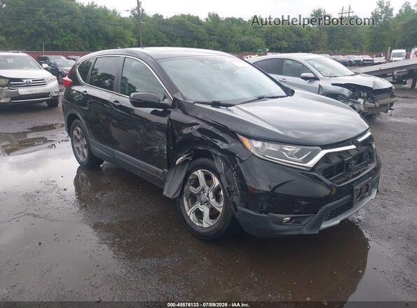7FARW2H55KE048216 2019 HONDA CR-V Black Widok z przodu