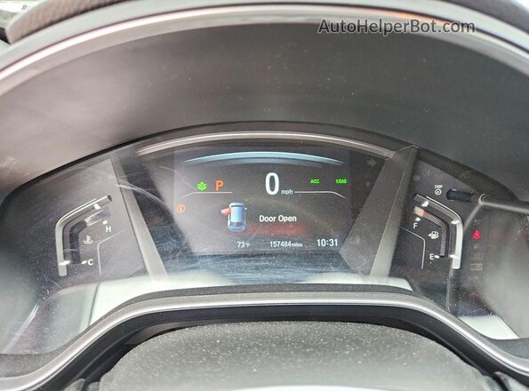 7FARW2H56JE000822 2018 HONDA CR-V Black Սարքավորումների վահանակի տեսք