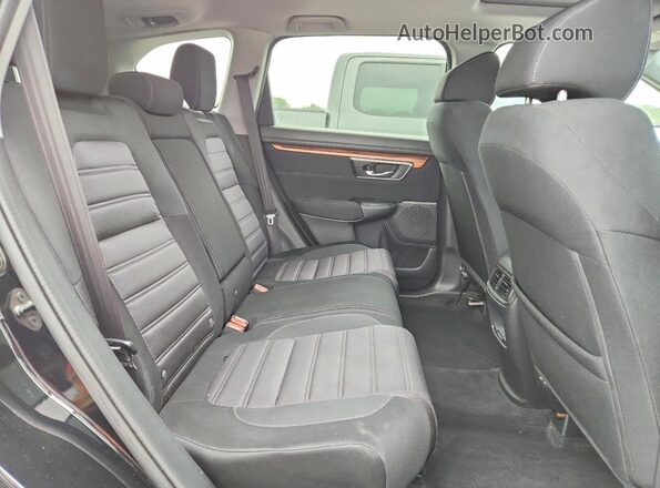 7FARW2H56JE000822 2018 HONDA CR-V Black Սալոնի հետևի տեսք