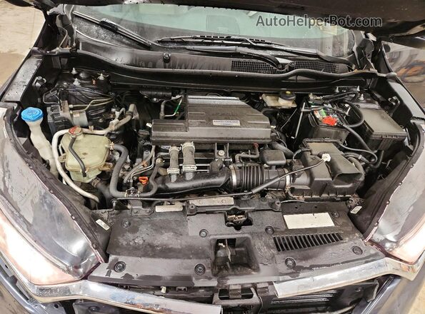 7FARW2H56JE005745 2018 HONDA CR-V Blue Vista del compartimento del motor