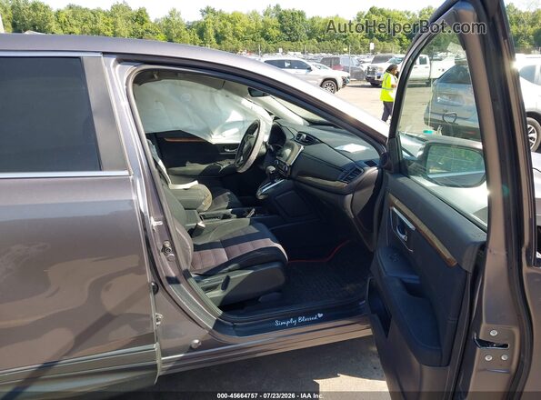 7FARW2H56KE014897 2019 HONDA CR-V Серый Вид салона спереди