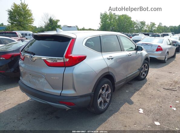7FARW2H56KE019646 2019 HONDA CR-V Silver Trasero derecho