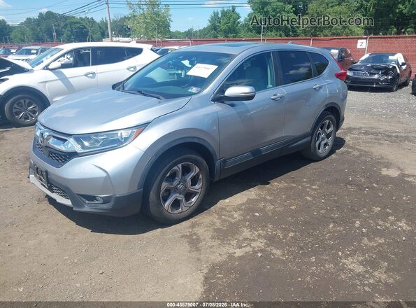 7FARW2H56KE049620 2019 HONDA CR-V Серебряный Передняя левая четверть
