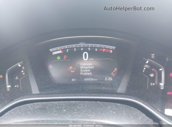 7FARW2H56KE049620 2019 HONDA CR-V Серебряный Вид задних сидений