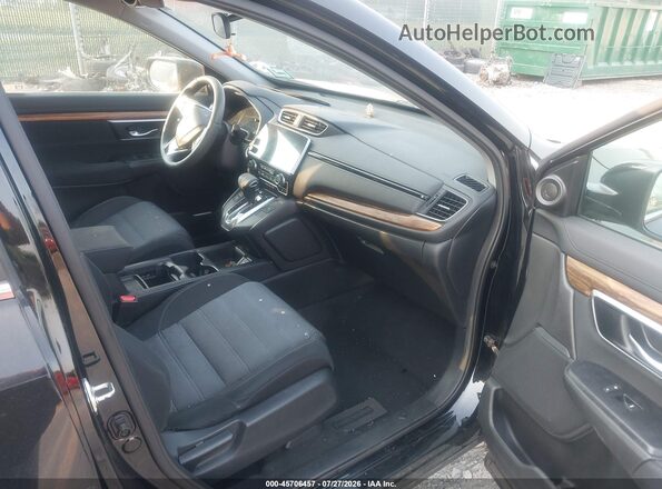 7FARW2H57JE004331 2018 HONDA CR-V Черный Вид салона спереди
