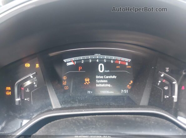7FARW2H57JE004331 2018 HONDA CR-V Черный Вид задних сидений