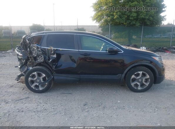 7FARW2H57JE004331 2018 HONDA CR-V Черный Вид задней части салона