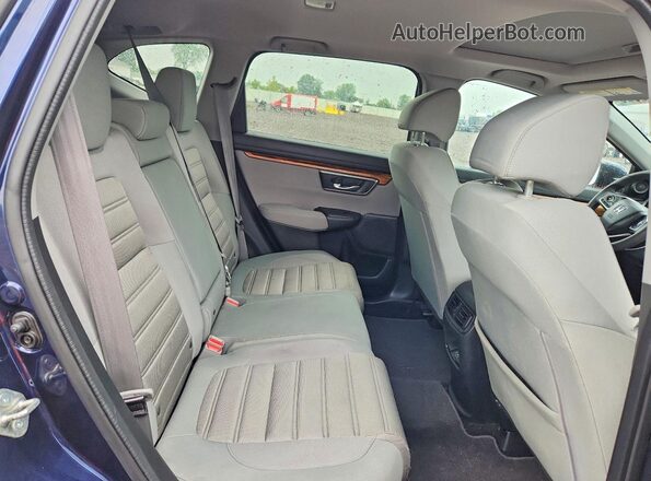7FARW2H57JE008900 2018 HONDA CR-V Blue Vista de los asientos traseros