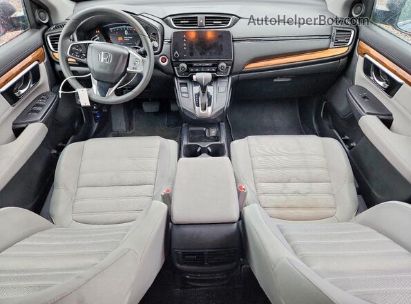 7FARW2H57JE008900 2018 HONDA CR-V Blue Vista del salpicadero