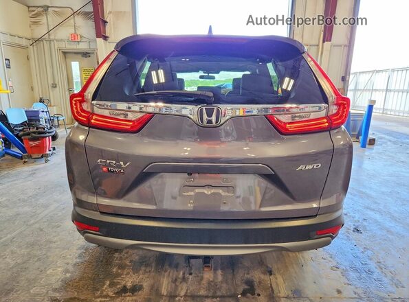 7FARW2H57JE032338 2018 HONDA CR-V Gray Հետևի տեսք