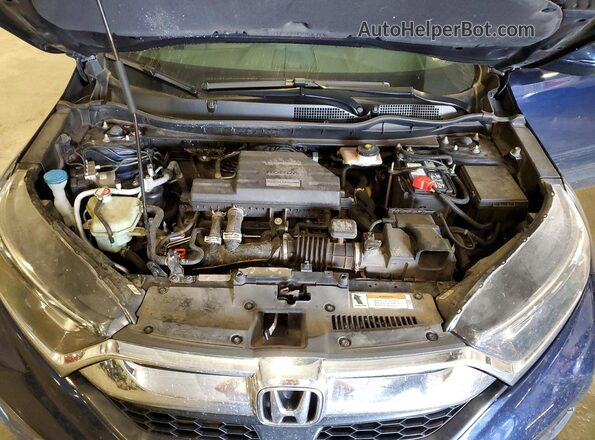 7FARW2H57JE041346 2018 HONDA CR-V Blue Vista del compartimento del motor