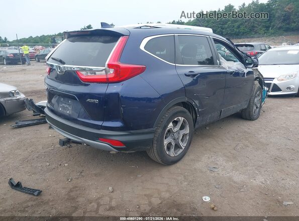 7FARW2H57JE069857 2018 HONDA CR-V Blue Rear right