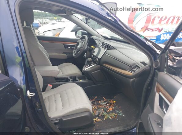 7FARW2H57JE069857 2018 HONDA CR-V Blue Front interior view