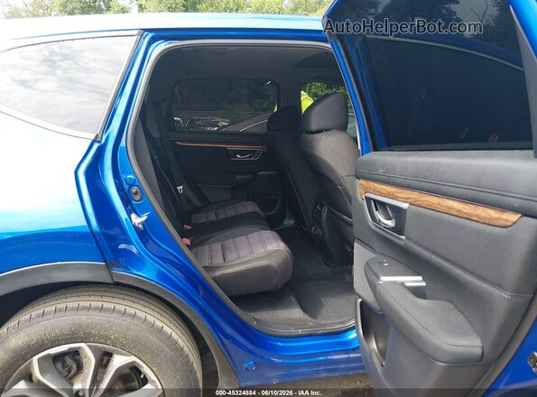 7FARW2H57NE024729 2022 HONDA CR-V Blue VIN კოდის სტიკერის ხედი