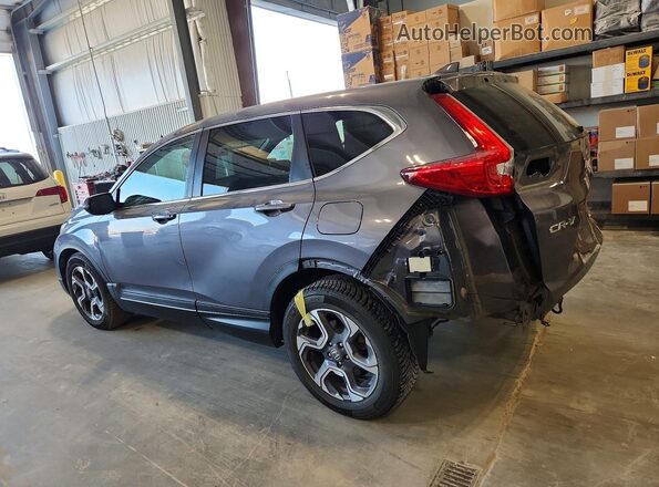 7FARW2H58JE076896 2018 HONDA CR-V Gray Rear left