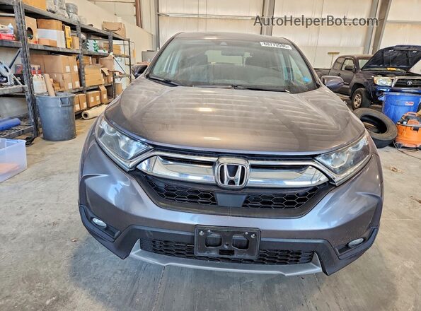 7FARW2H58JE076896 2018 HONDA CR-V Gray Front view