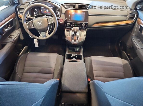 7FARW2H58JE076896 2018 HONDA CR-V Gray Dashboard view