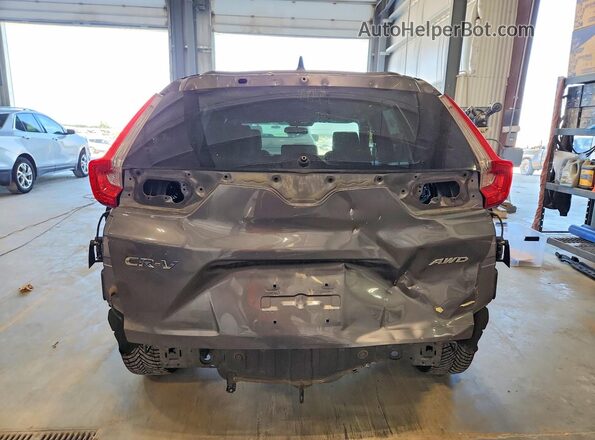 7FARW2H58JE076896 2018 HONDA CR-V Gray Rear view