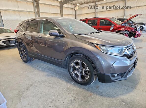 7FARW2H58JE076896 2018 HONDA CR-V Gray Front right
