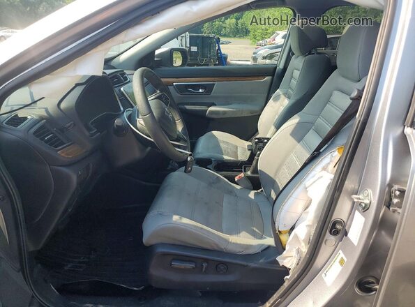 7FARW2H58KE029899 2019 HONDA CR-V Серебряный Вид салона спереди