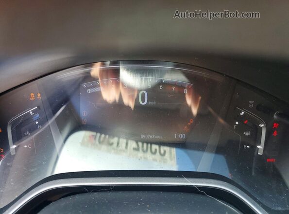 7FARW2H58LE018516 2020 HONDA CR-V Blue Вид щитка приладів