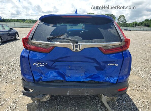 7FARW2H58LE018516 2020 HONDA CR-V Blue Вид ззаду