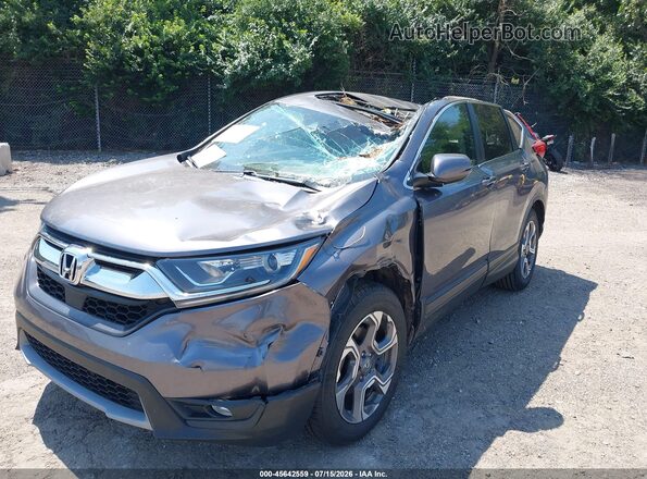 7FARW2H59JE073859 2018 HONDA CR-V Gray Передня ліва чверть