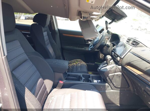7FARW2H59JE073859 2018 HONDA CR-V Gray Вид салону спереду