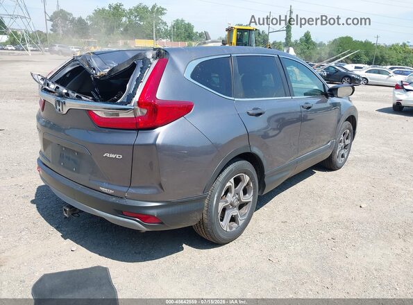 7FARW2H59JE073859 2018 HONDA CR-V Gray Задня права чверть