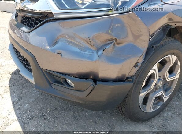7FARW2H59JE073859 2018 HONDA CR-V Gray Вид спереду