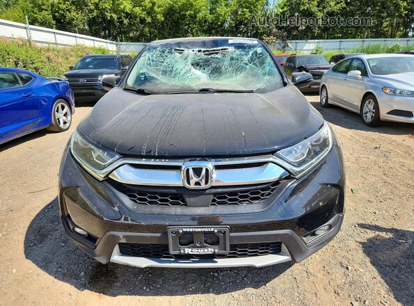 7FARW2H59JE076244 2018 HONDA CR-V Black Вид спереду