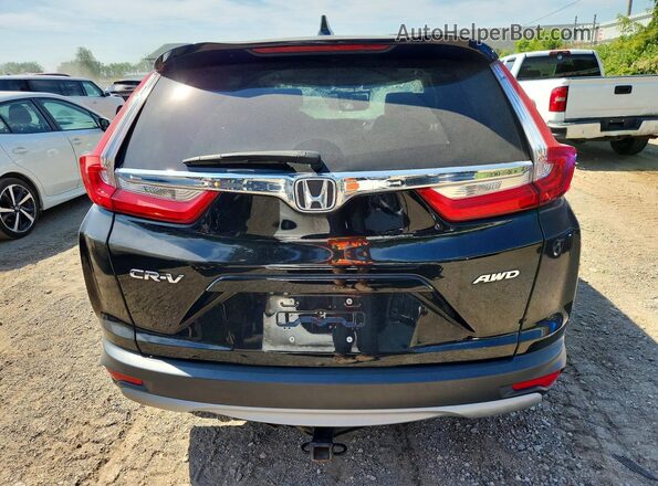 7FARW2H59JE076244 2018 HONDA CR-V Black Вид ззаду