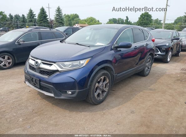 7FARW2H59KE007880 2019 HONDA CR-V Blue Vista tres cuartos delantera izquierda