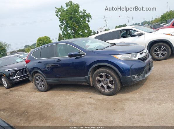 7FARW2H59KE007880 2019 HONDA CR-V Blue Vista interior trasera