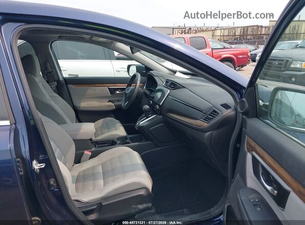 7FARW2H59KE007880 2019 HONDA CR-V Blue Vista interior delantera