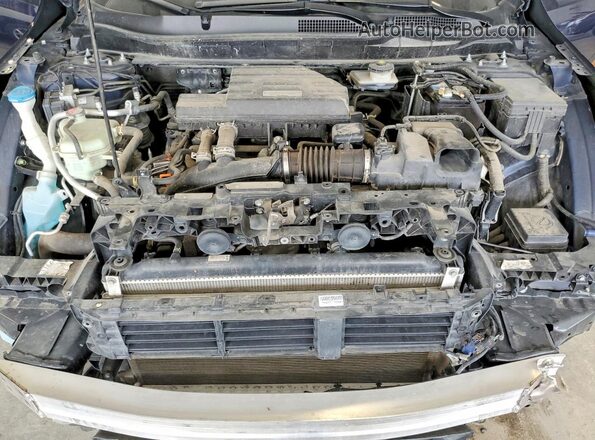 7FARW2H59KE013677 2019 HONDA CR-V Blue Rear interior view